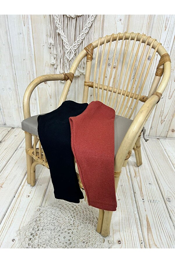 aryakids Fitilli Pamuk Tayt 0-4 Yaş Kız Ve Erkek Bebek Çocuk Basic 2li Tayt