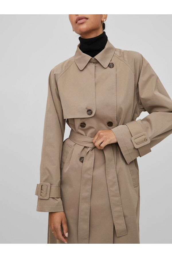 ROUGE VILA Trenchcoat Klassischer Trendyol