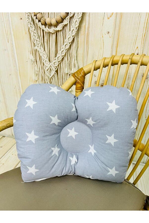 aryakids Düz Kafa Yastığı Pratik Bebek Yastığı Pamuk Antibakteriyel Kafa Şekillendirici Bebek Yastığı