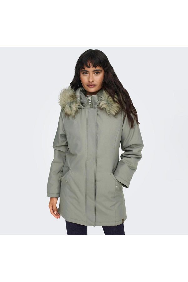 Only Green Katy Women s Coat 15300633 SDW Trendyol