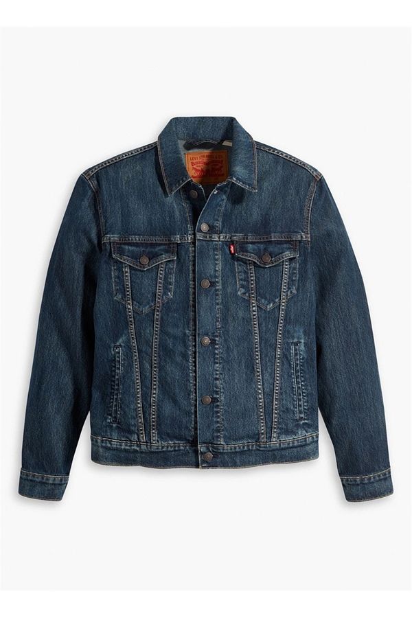 Levi s Levis Dark Blue Men s Denim Jacket 72334 0682 THE TRUCKER JACKET CLARK Trendyol