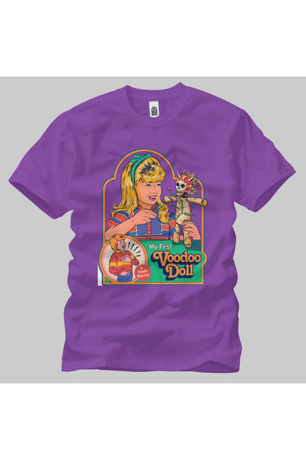 Built By Crazy-Primul meu tricou unisex pentru păpușa voodoo 1