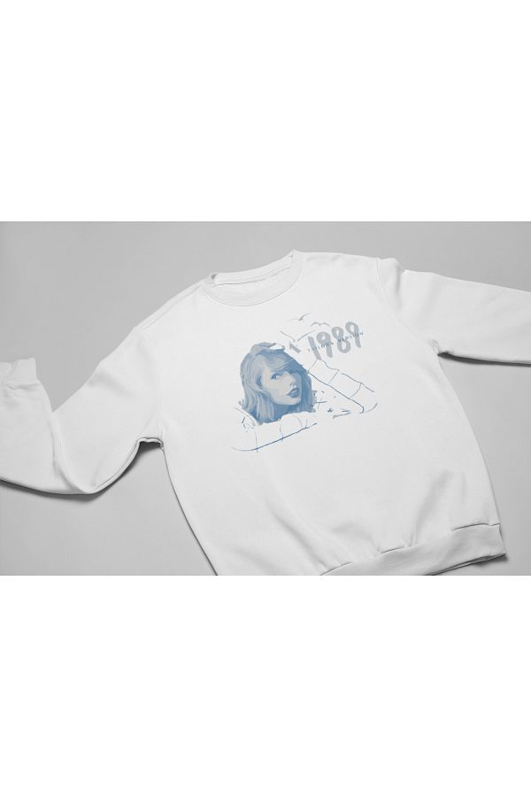 Taylor swift white sweatshirt online