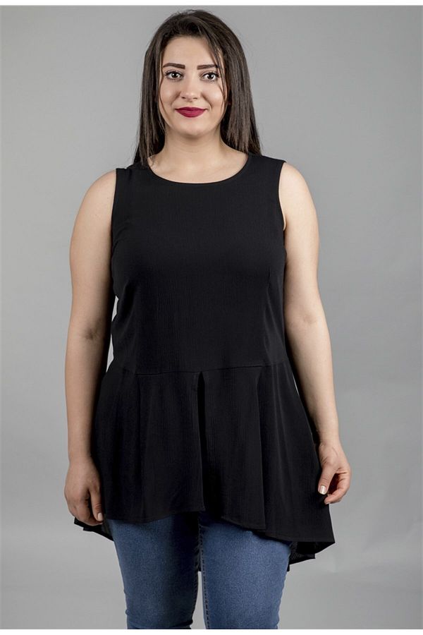 MYLİNE-Long Tunic with Waist Detail 1