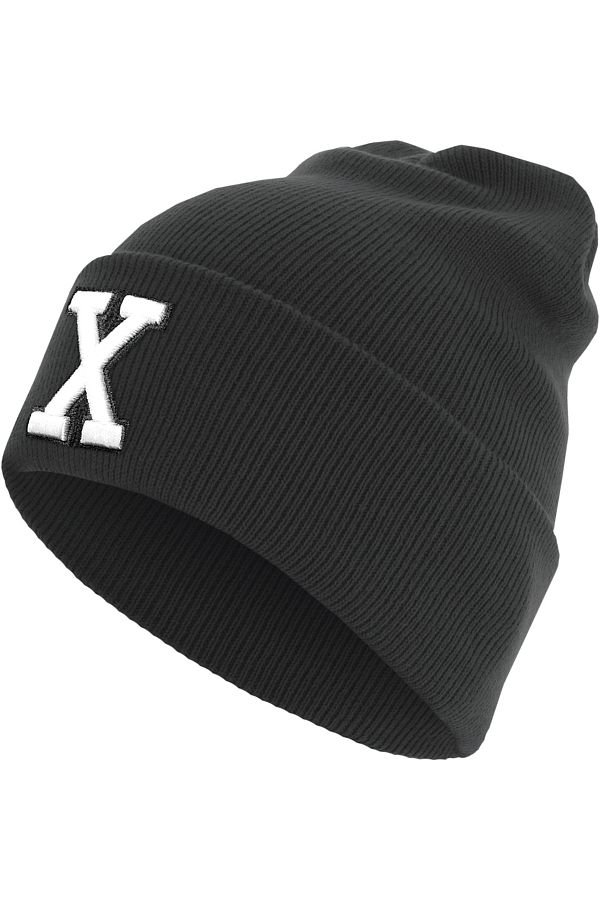 MSTRDS-Accessoires Beanie mit Buchstaben-Cuff 1