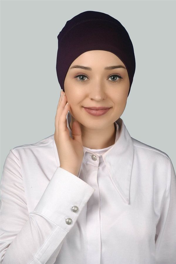 Altobeh-Ready Practical Snap-on Long Pipe Hijab Cap 1