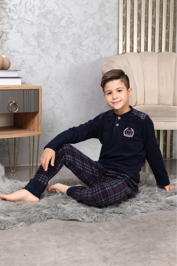 Fleece pajama set top