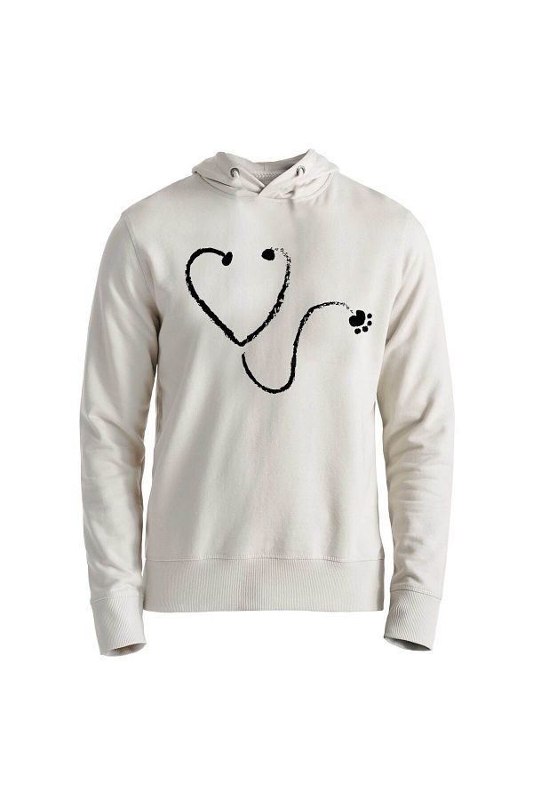 Alfa Tshirt-Veterinary Heart Paw Ecru Sweatshirt 1