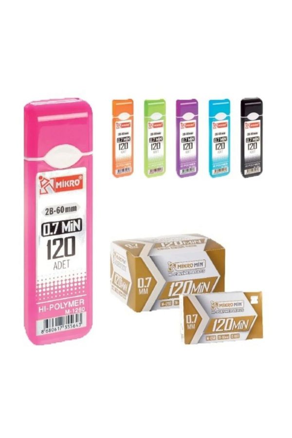 tüftürük-Micro M-1260 Min 0.7 mm Versatile Pen Nib 60 mm 12-120 Nib (1 Package 12 Pieces) 1