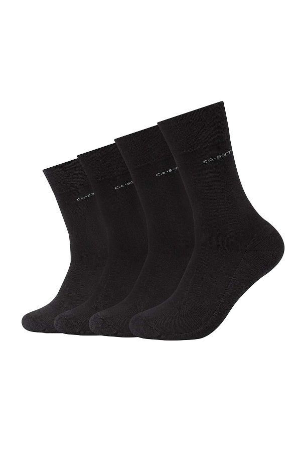 camano-Unisex-Socken – Wanderstrümpfe, einfarbig, 4er-Pack 1