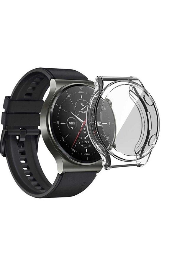 KRETON Huawei Watch GT2 Pro Compatible Case and Screen Protector 360 Full Protection Silicone Case Trendyol