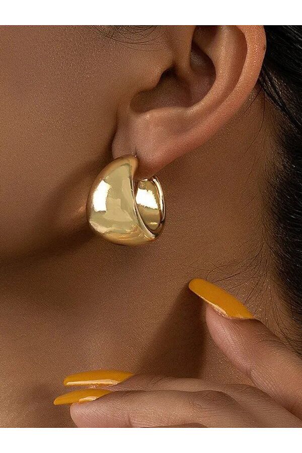 Trendy hoop earrings sale