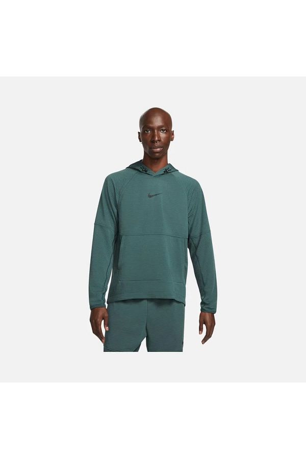 Nike Pro Dri Fit Fleece Pullover Fitness Training Hoodie Men s green Sweatshirt dv9821 Trendyol