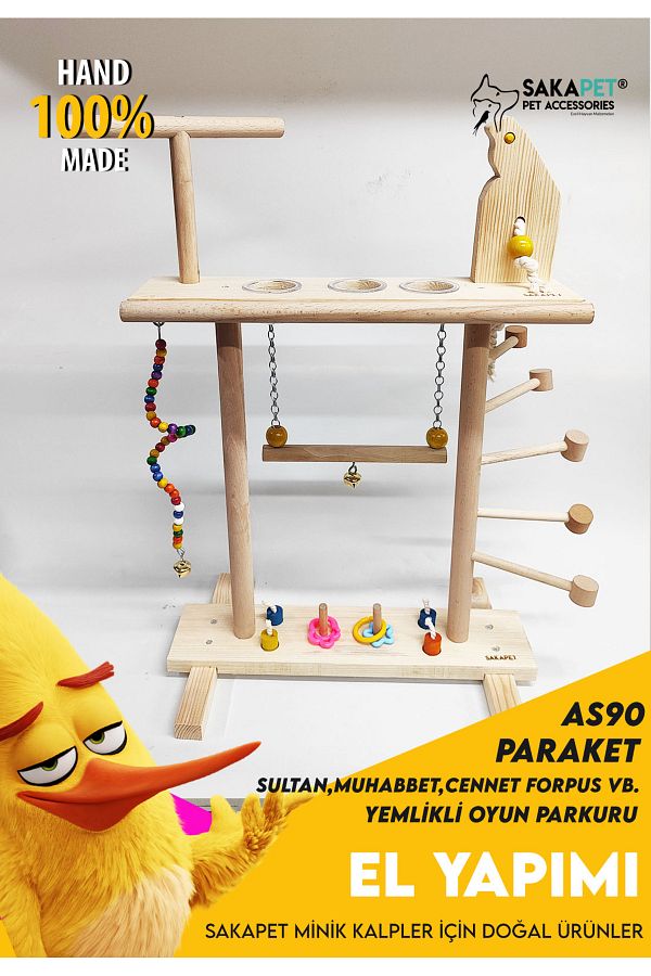 SAKAPET-Interactive Fun Track - Double-layer Bird 1