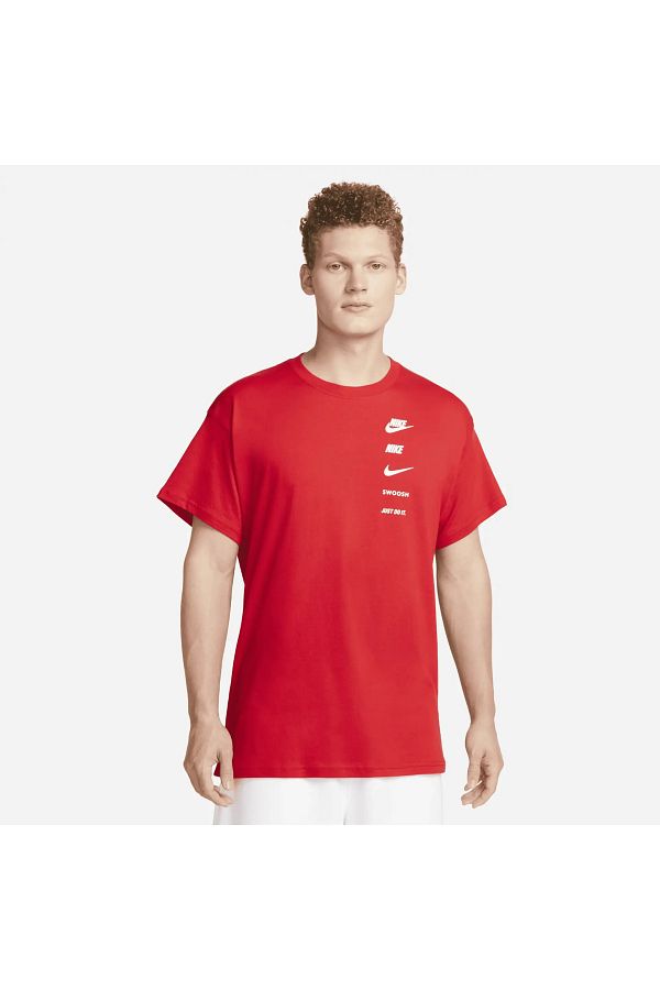 Nike air t shirt red shop