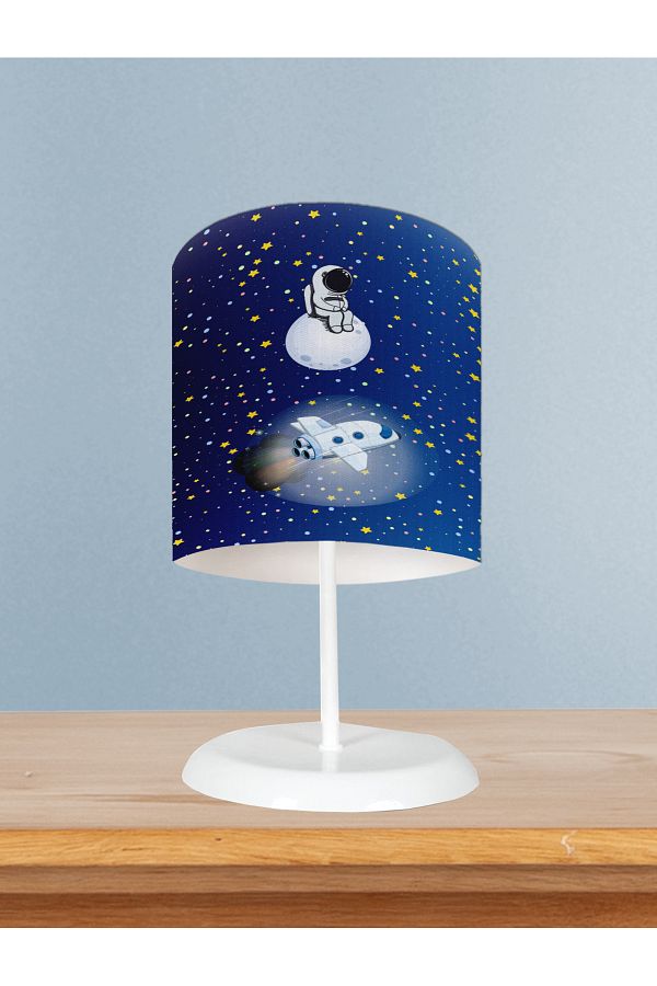 MEKTA HOME-Astronaut and Spacex Patterned Baby and Children's Room Lampshade 1