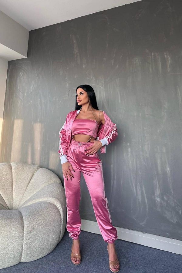 Satin sweatsuit 2025
