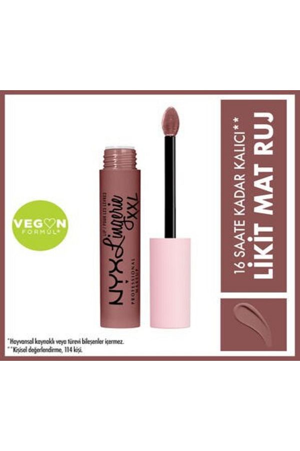 NYX-Professional Makeup Lip Lingerie XXL Liquid Liquid Lipstick Low Cut 1