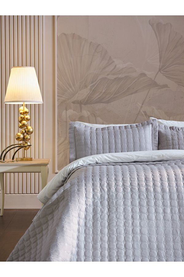 Doqu Home-Flash Single Bedspread - Gray 1