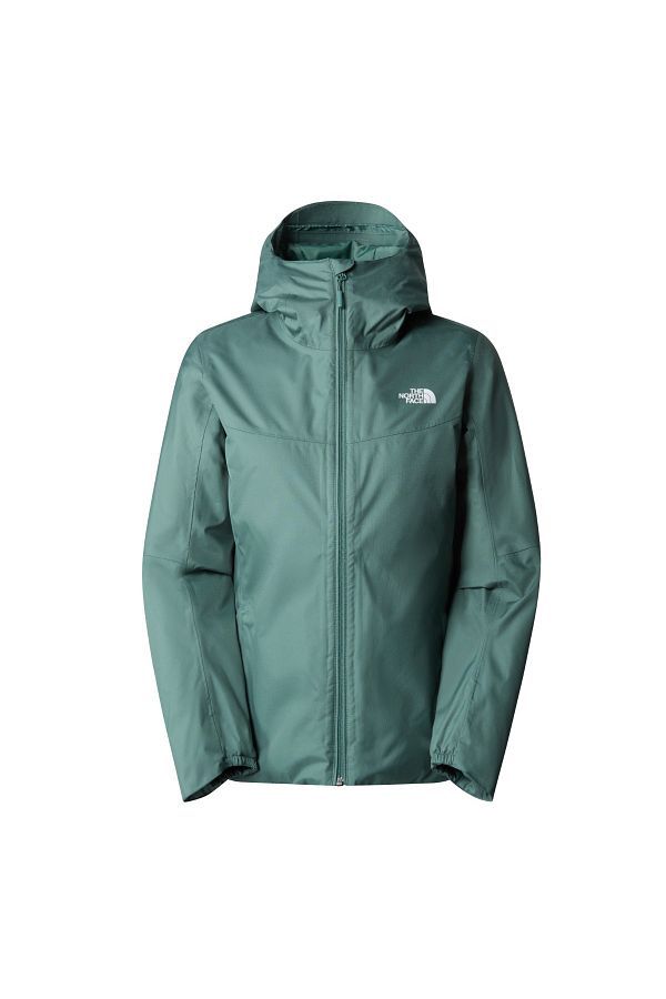 The North Face Quest Insulated Women s Green Hooded Coat Trendyol