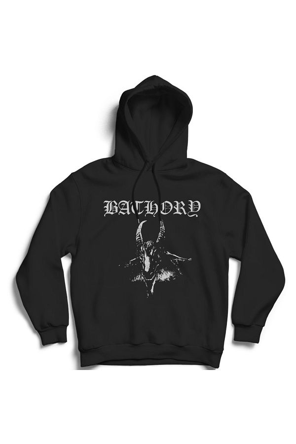 The Fame Bathory V2 Rock Metal Band Hooded Sweatshirt Hoodie Trendyol