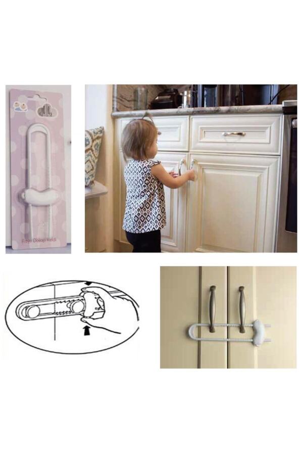 EYM Bebek Çocuk Için Raylı Dolap Çekmece Güvenlik Kilidi