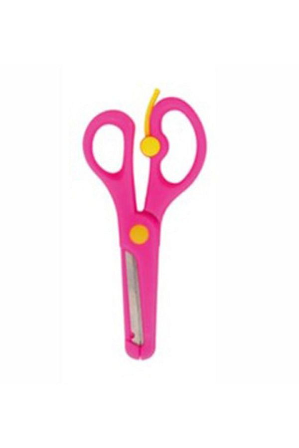 Limmy-Protected Scissors, Children's Scissors - 1 Piece Pink 1