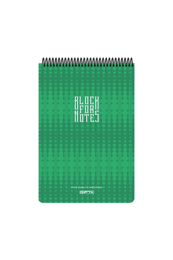 Gıpta-Block For Notes A4 100 Sheets Striped Spiral Notepad 1