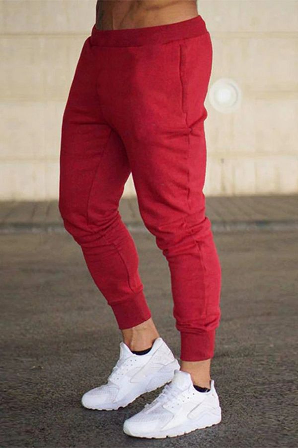 Men's sweatpants with elastic cuffs online