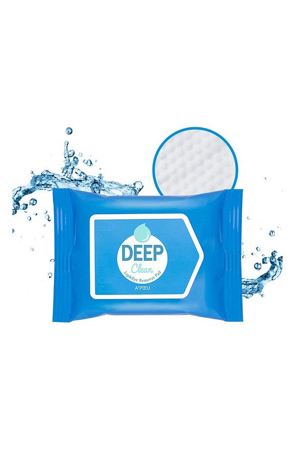 Missha-Eye and Stall Cleaner Cotton (30 Pcs) Apieu Deep Clean Lip & Eye Remover Pad 1