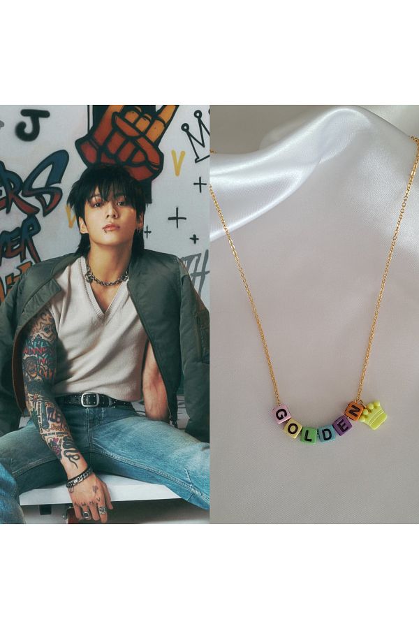 SOUL BY A B Bts Jungkook Necklace Golden JK Trendyol