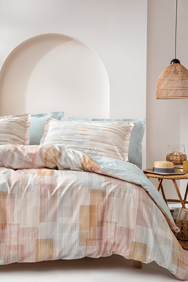 Yataş Dales Çift Kişilik Ranforce Nevresim Seti - Adaçayı