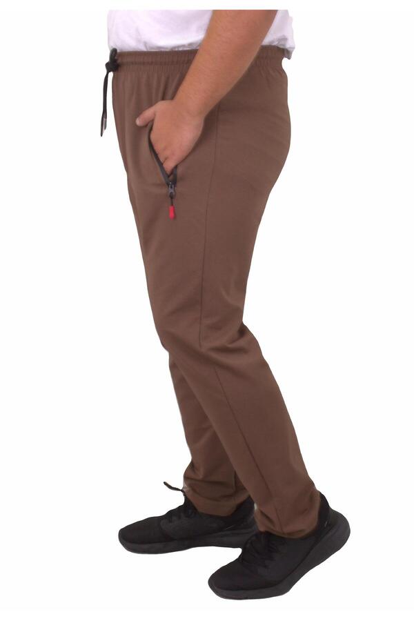 MocGrande-Large Size Classic Sweatpants Zippered Pocket 22500 TABA 1