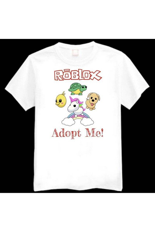 Vordevia Roblox Adopt Me Pets Kids Printed T Shirt Trendyol