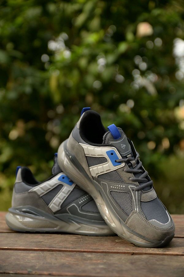 Dunlop Men s 4 Season Water Repellent Walking Shoes Non Slip Air Sole Light Comfortable Orthopedic Leather Gray Style Trendyol