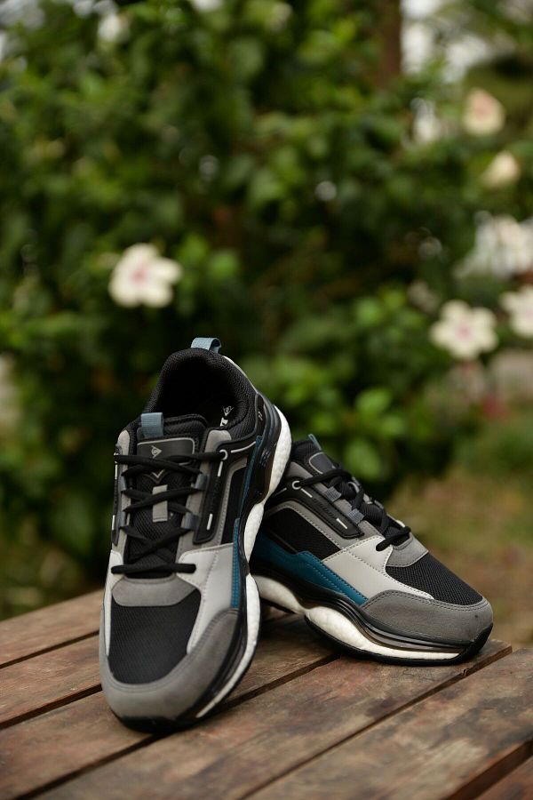 Dunlop Men s 4 Season Water Repellent Walking Shoes Non Slip Air Sole Light Comfortable Orthopedic Leather Black Style Trendyol