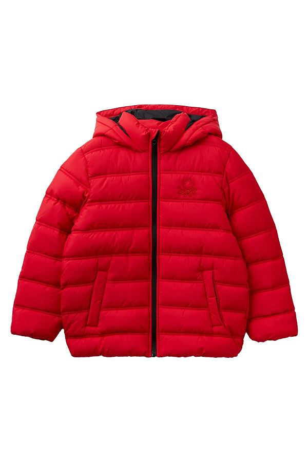 Benetton red coat hot sale