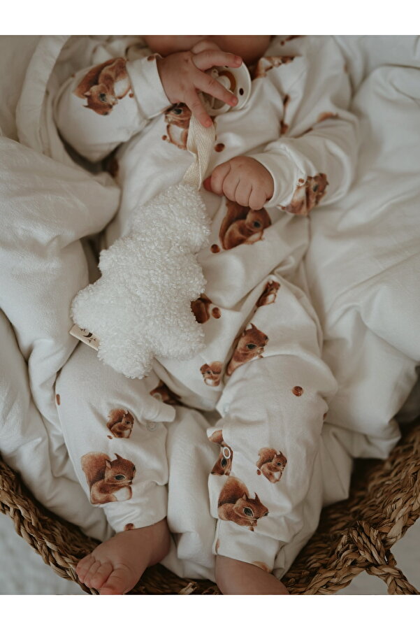 bohemoon Teddy Christmas Tree Emzik Askısı Beyaz