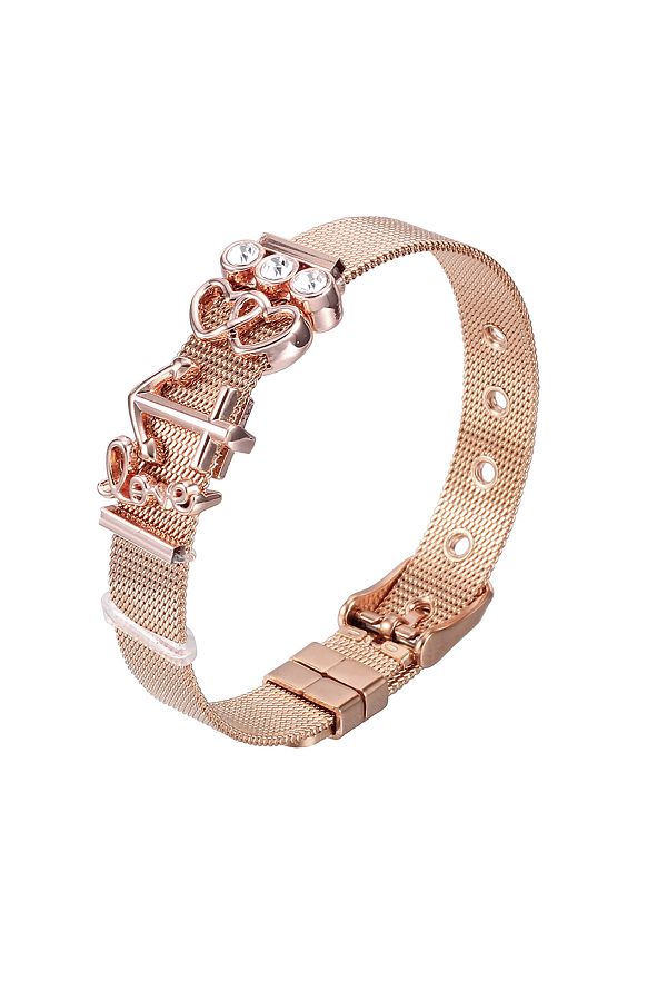 Heideman-Mesh Armkette Für Frauen Mesh Armband Poliert Elegant, Sportlich 1