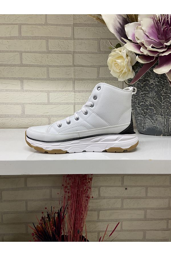 Kinetix ankle length white orthopedic women s skin sneakers sports shoes Trendyol