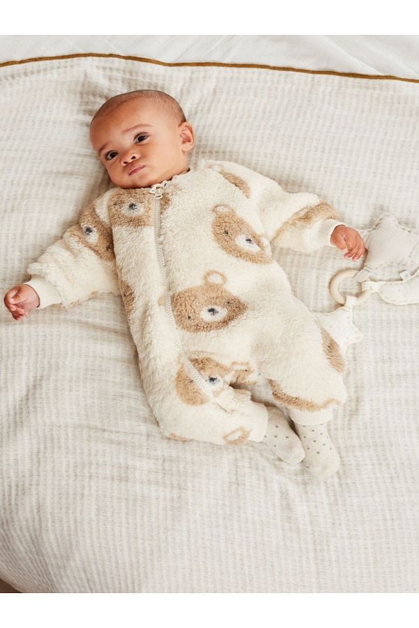 Teddy bear fleece sleeping bag sale