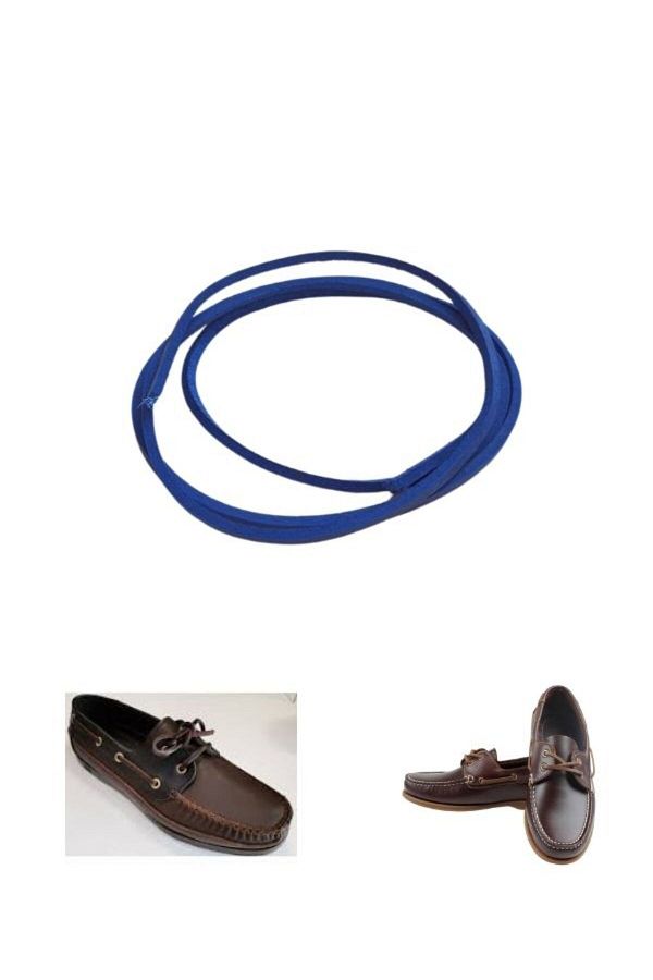 Shoes Comfort Leather Shoelaces Timberland Dexter Leather Laces Suitable for Shoes 1 Piece BLUE 100 cm Trendyol