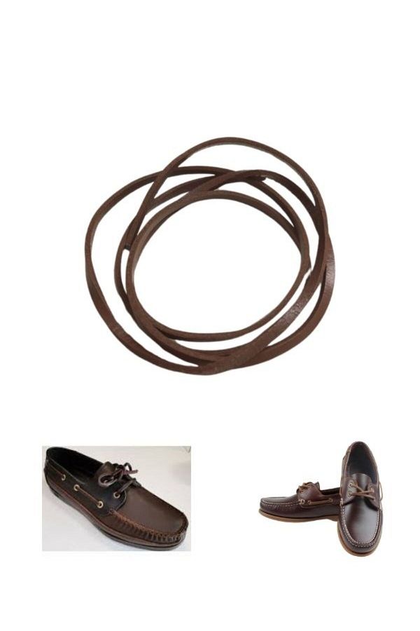 Shoes Comfort Leather Shoelaces Timberland Dexter Leather Laces Suitable for Shoes 1 Piece BROWN 100 cm