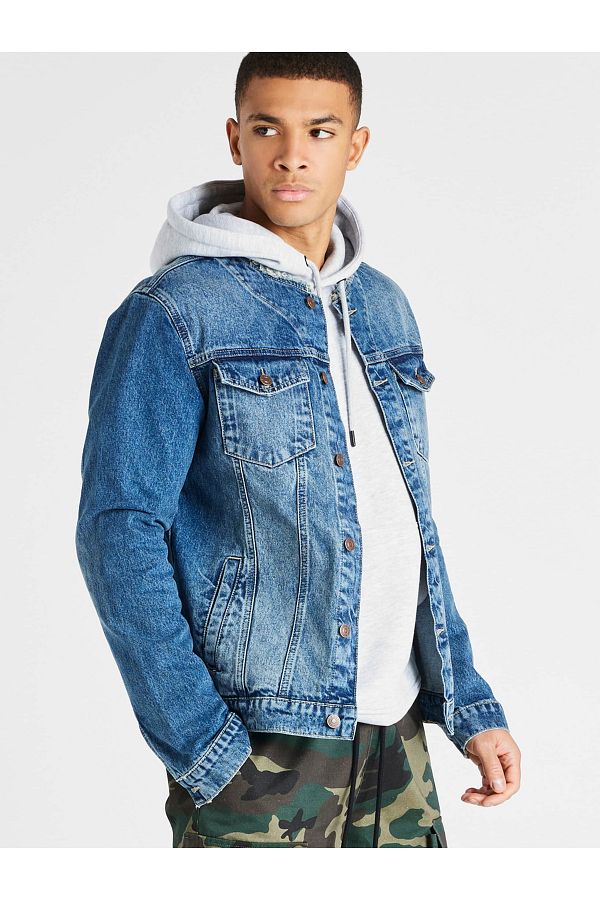 Sik silk denim jacket on sale