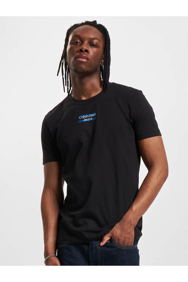 Calvin Klein Herren Calvin Klein Jeans Transparent Stripe Logo T Shirt Trendyol