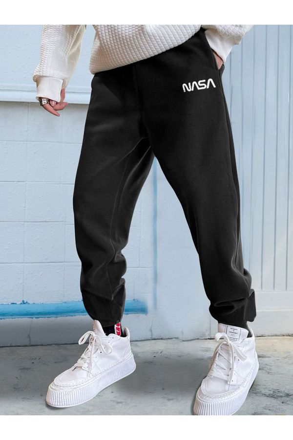 Nasa sweatpants black hot sale