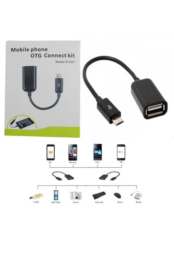 Micro usb cable connection outlet