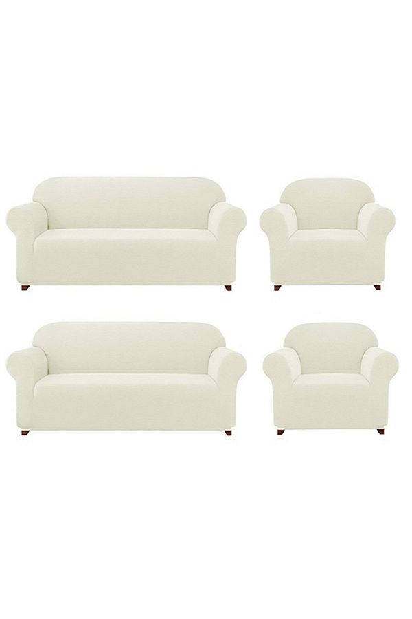 Bright Home-Lycra Sofa and Sofa Set - Elastic Sofa Bed Cover, Pitikare Pattern3+3+1+1 1