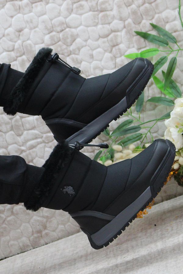 U.S. Polo Assn. BASE. Polo Assn. Rainy 3PR Anatomical Original Product Flexible Women s Boots Snow Boots Trendyol