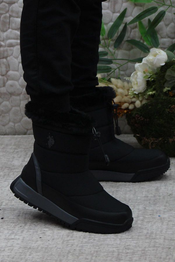 U.S. Polo Assn. BASE. Polo Assn. Rainy 3PR Anatomical Original Product Flexible Women s Boots Snow Boots Trendyol